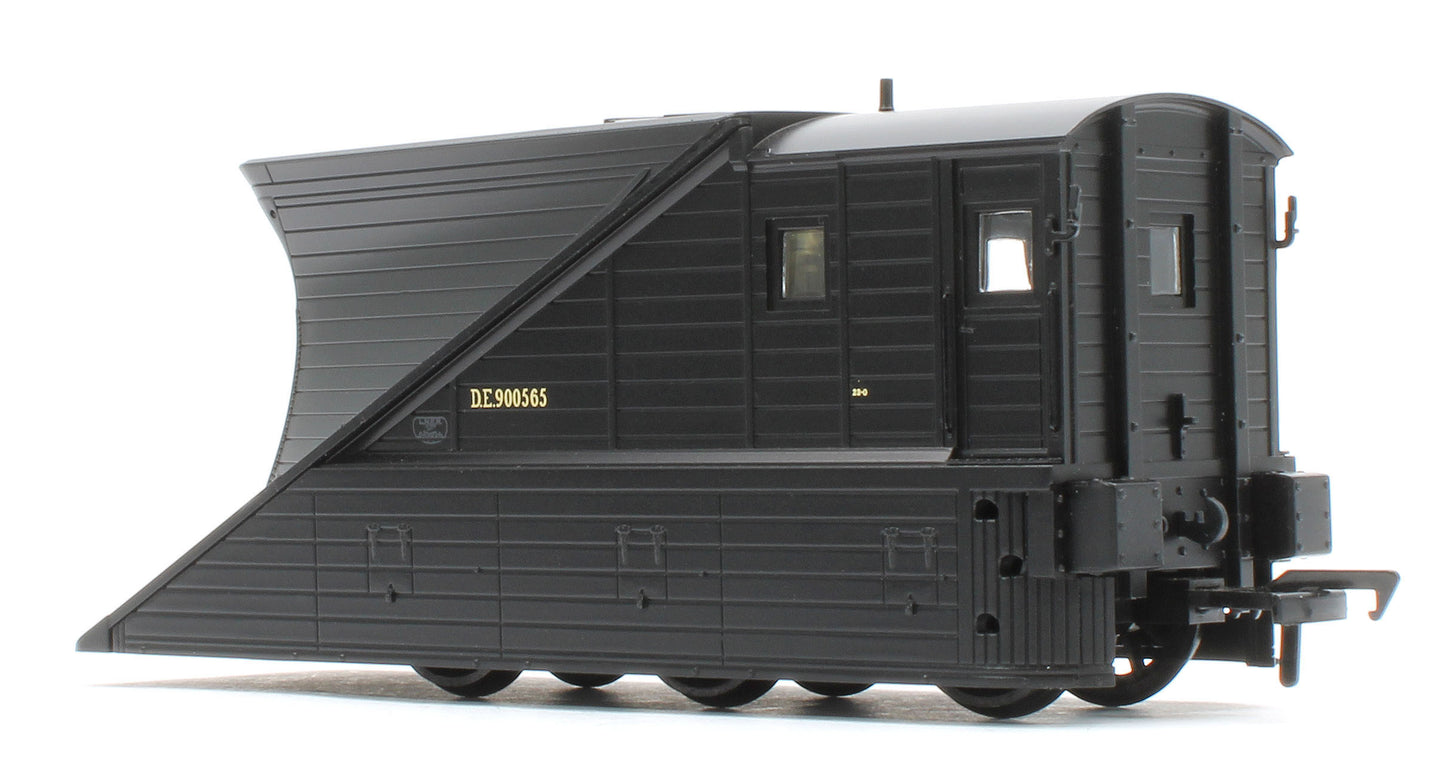 38-642Z Pair of 2 NER Snowploughs DE900565 & DE900566 BR Departmental Black