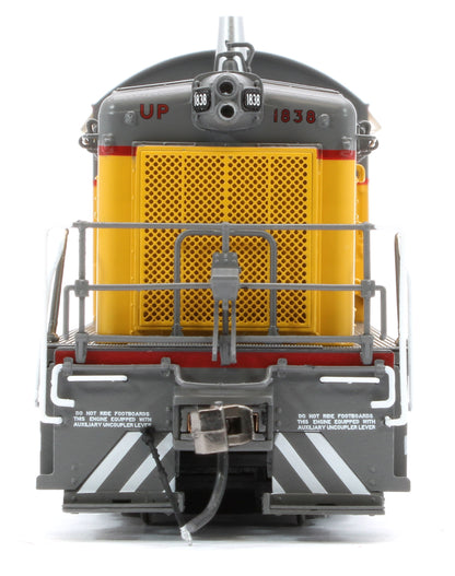 027096 HO EMD SW9 (DC/Silent): Union Pacific - As Delivered Slogan: #1838