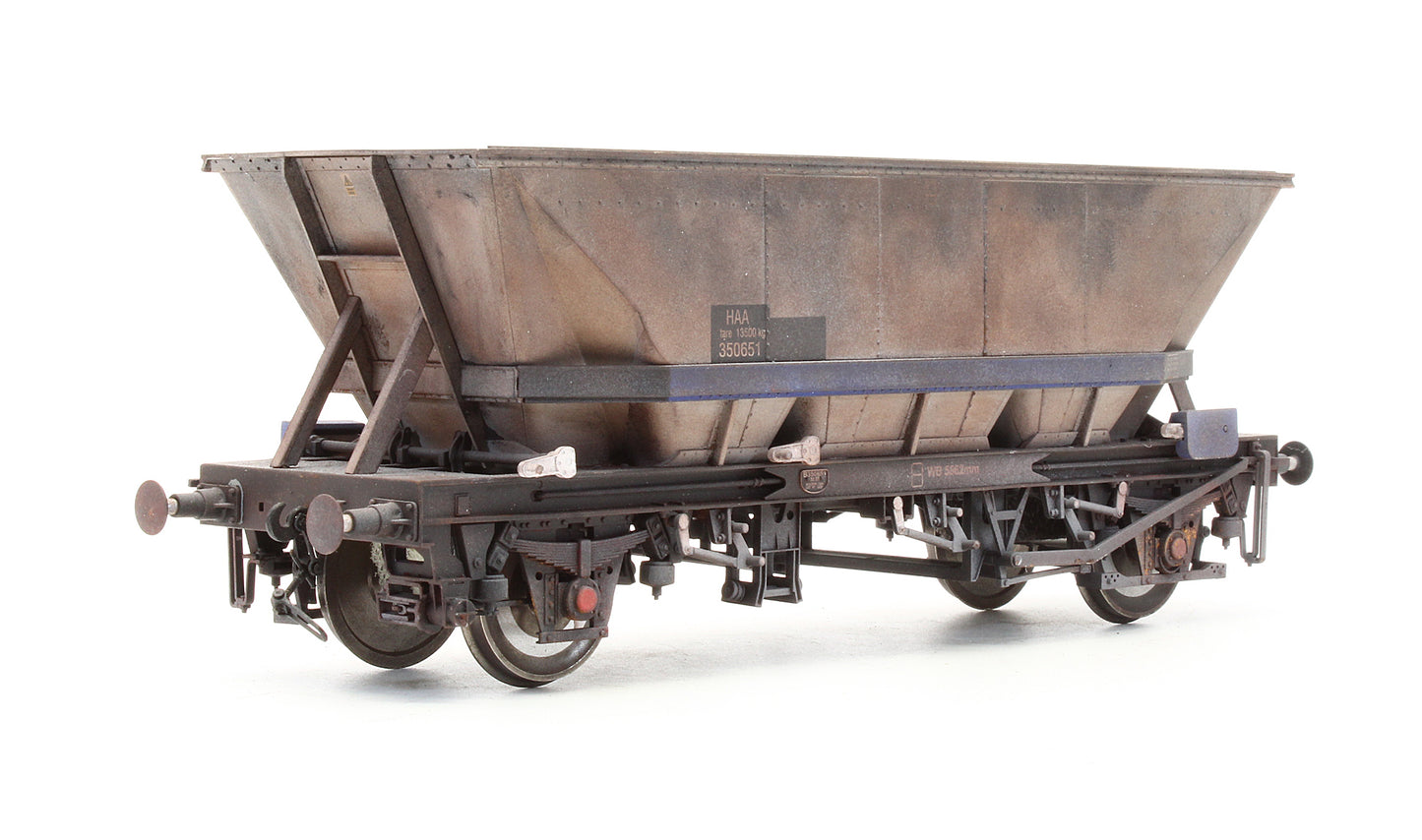 Pre-Owned MGR HAA Coal Wagon (Blue Cradle) #350651 - Custom Weathered