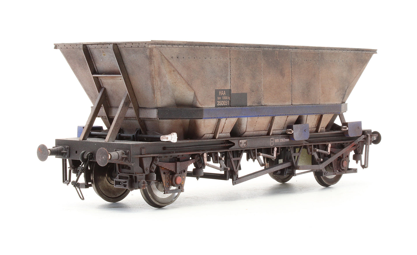 Pre-Owned MGR HAA Coal Wagon (Blue Cradle) #350651 - Custom Weathered