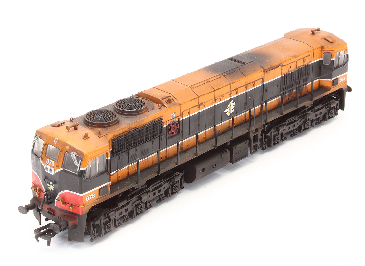 Pre-Owned MM0078 IE Class 071 Orange / Black 078 Diesel Locomotive - Custom Weathered