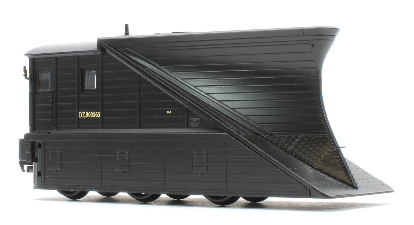 38-642Z Pair of 2 NER Snowploughs DE900565 & DE900566 BR Departmental Black