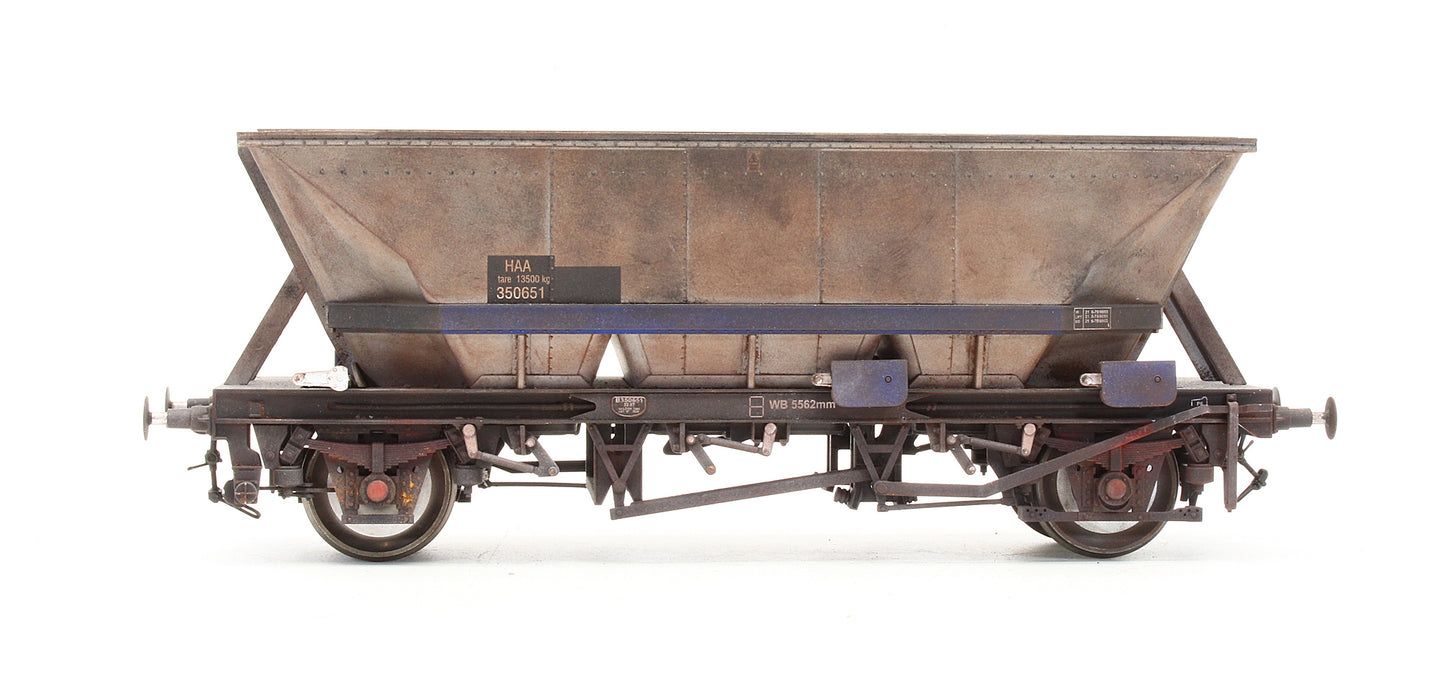 Pre-Owned MGR HAA Coal Wagon (Blue Cradle) #350651 - Custom Weathered