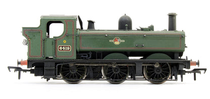 Pre-owned Class 64XX 6419 BR Lined Green Late Crest Steam Locomotive (Weathered) - DCC Fitted