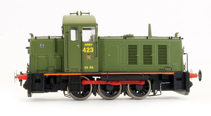 Pre-Owned Class 07 (V1) ARMY Olive Green Locomotive #423