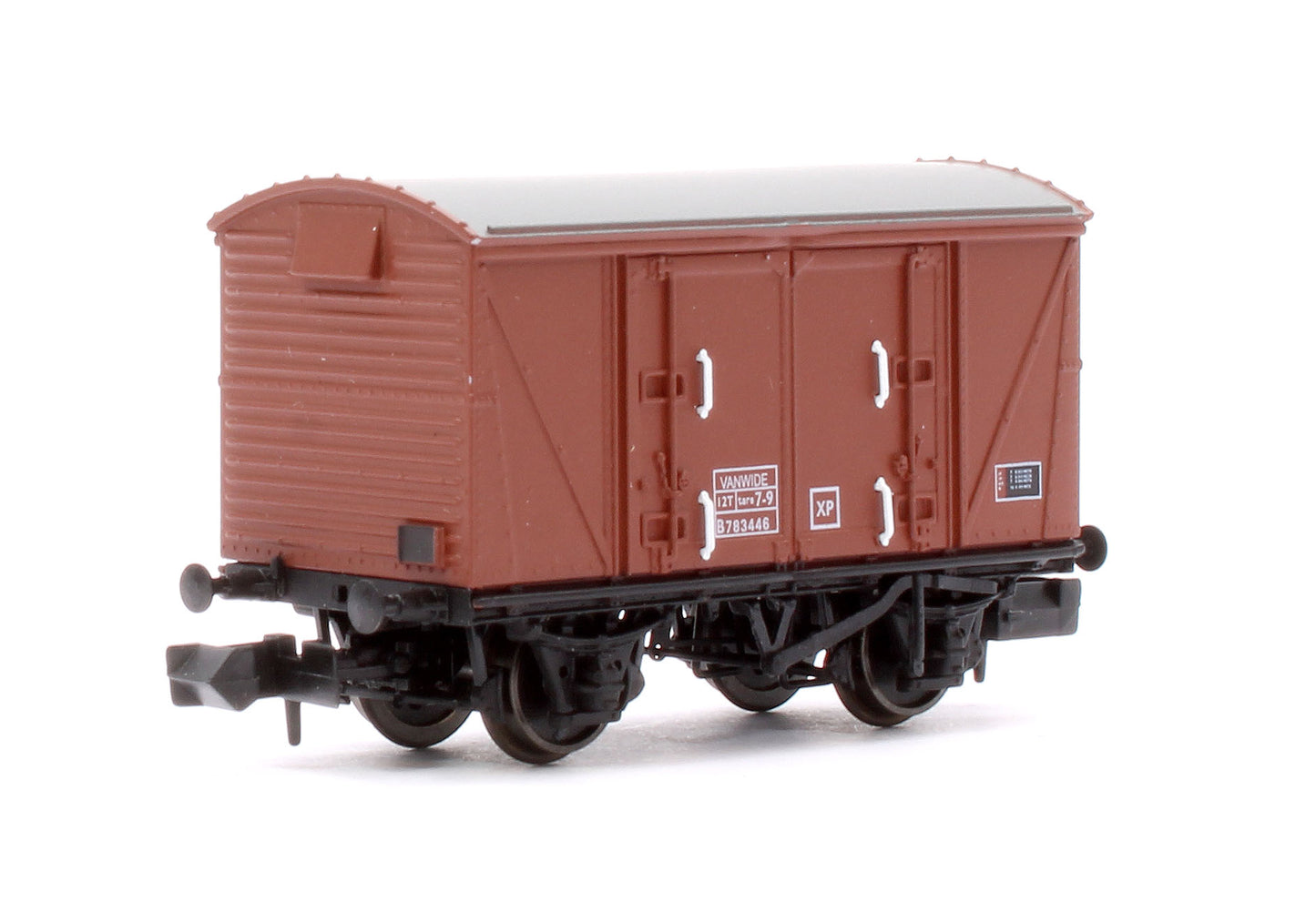 Set of 3 BR 12T Vanwide Ventilated Vans, BR Bauxite (Late)