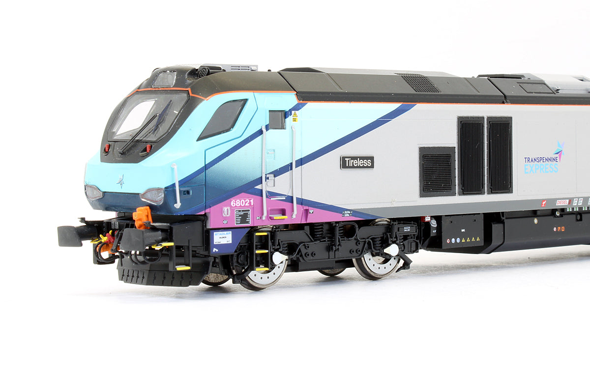 Pre-Owned Class 68 'Tireless' 68021 Transpennine Express Diesel Locomotive - Renumbered & Renamed - DCC Sound