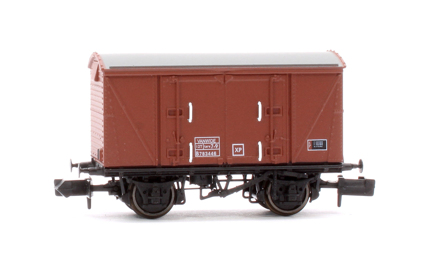 Set of 3 BR 12T Vanwide Ventilated Vans, BR Bauxite (Late)