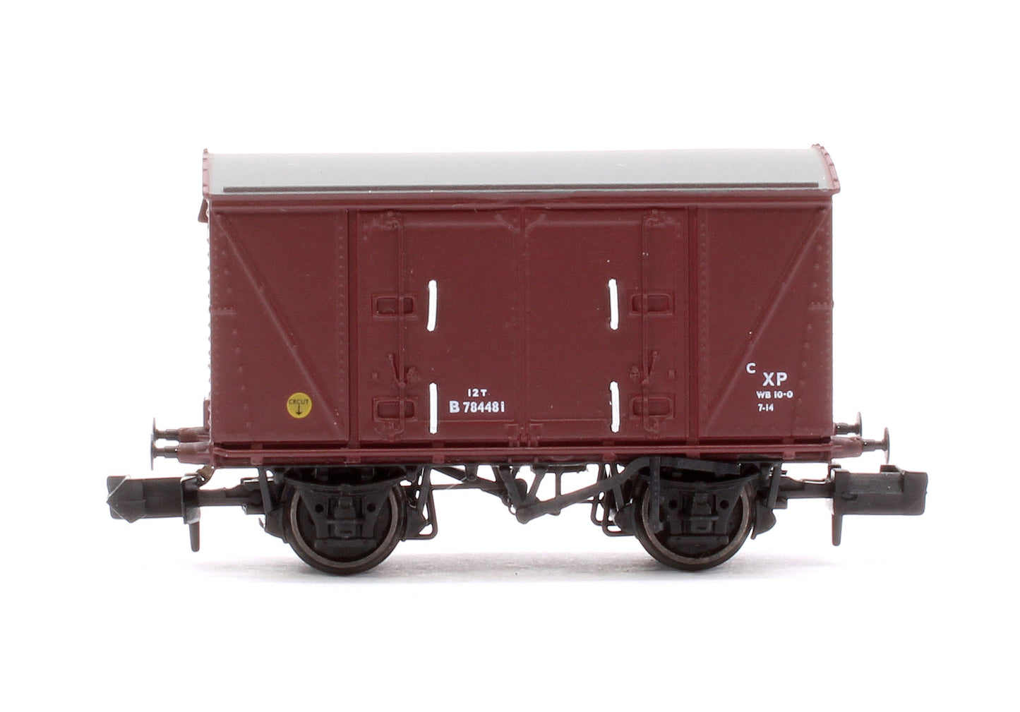 Set of 3 BR 12T Vanwide Ventilated Vans, BR Freight Brown XP