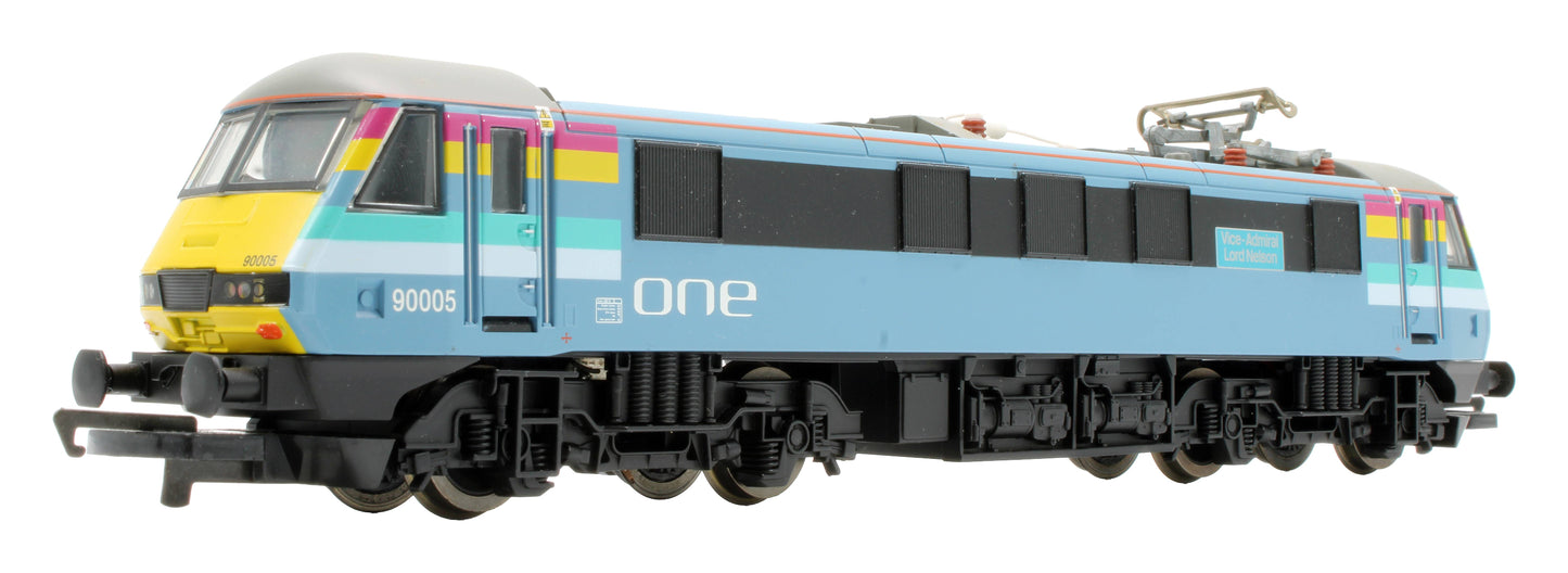 Pre-Owned R2588 ONE Railways Class 90005 'Vice Admiral Lord Nelson' Bo-Bo Electric Locomotive