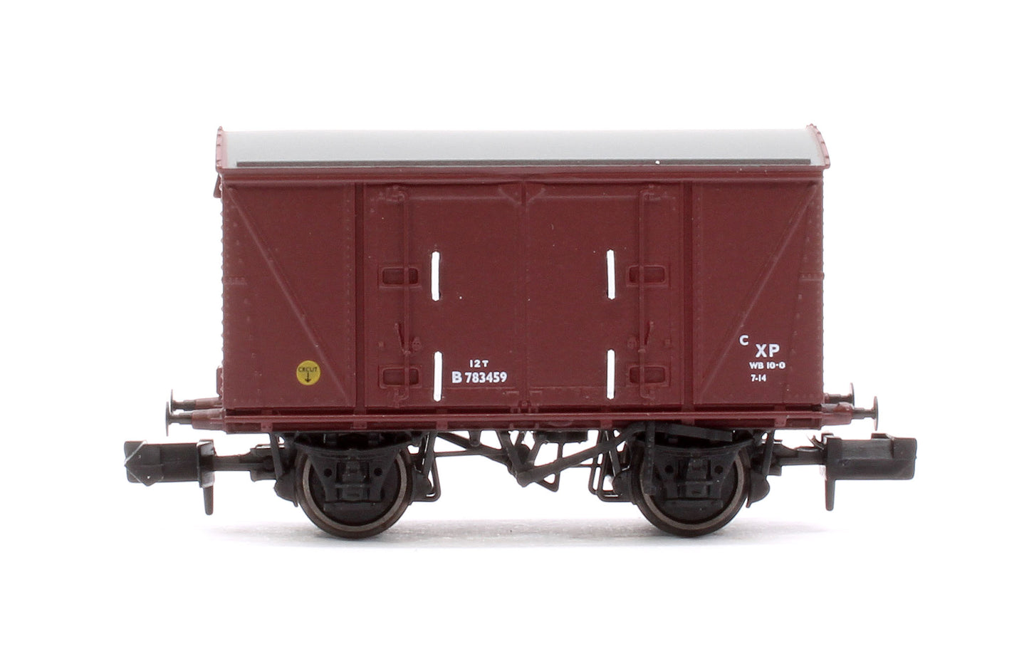 Set of 3 BR 12T Vanwide Ventilated Vans, BR Freight Brown XP