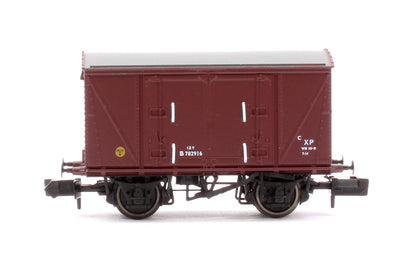 Set of 3 BR 12T Vanwide Ventilated Vans, BR Freight Brown XP