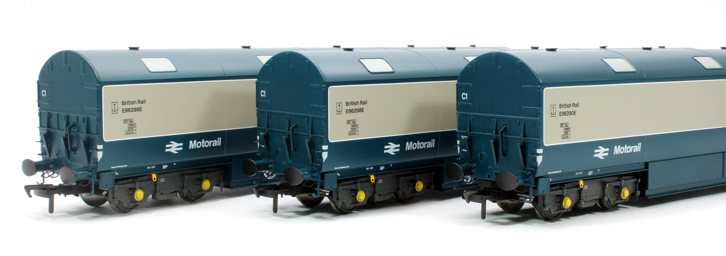 Pre-Owned Newton Chambers Car Transporter BR Motorail BR Blue/Grey TCV E96290/297/298E - Pack 1