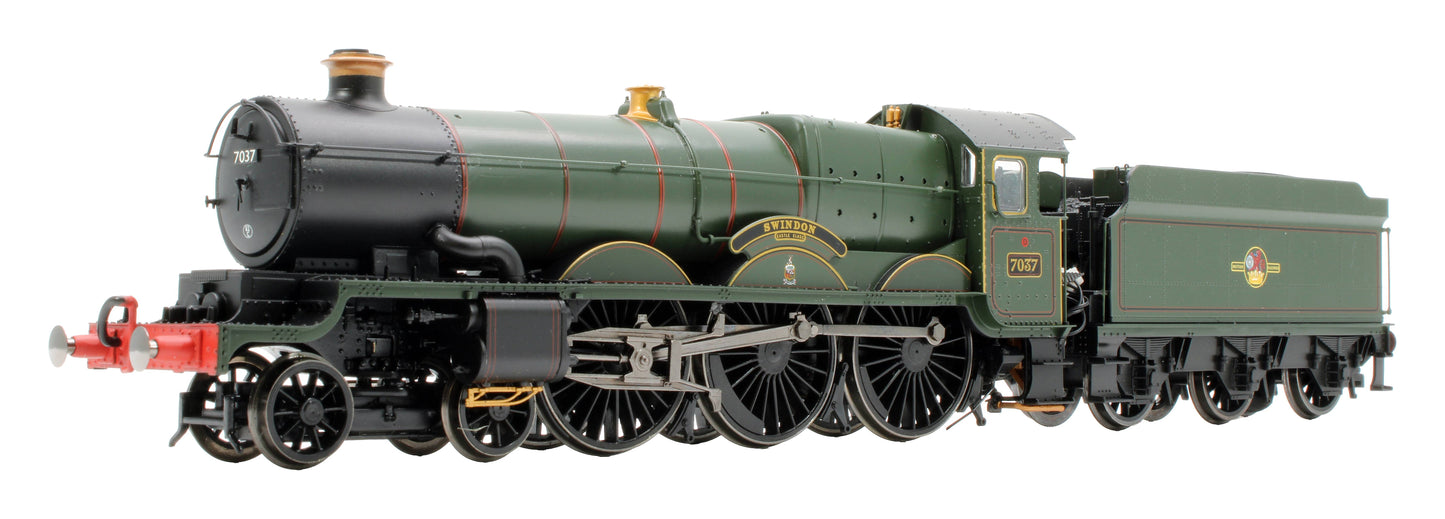 Pre-Owned R2852 Castle Class 4-6-0 7037 'SWINDON' GWR Green Steam Locomotive