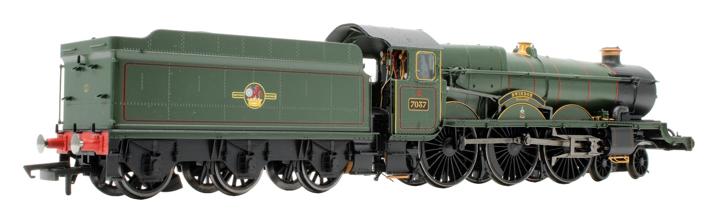 Pre-Owned R2852 Castle Class 4-6-0 7037 'SWINDON' GWR Green Steam Locomotive