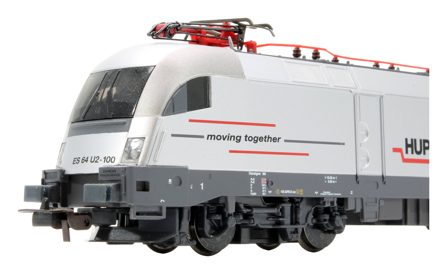 Pre-Owned Piko 57414 Class Rh1016 'Taurus' High Performance Electric Loco Of The Swiss 'HUPAC' In White Livery Epoch V