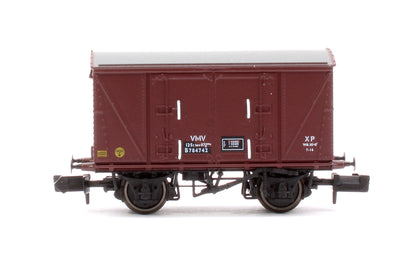 Set of 3 BR 12T Vanwide Ventilated Vans, BR Freight Brown VMV XP