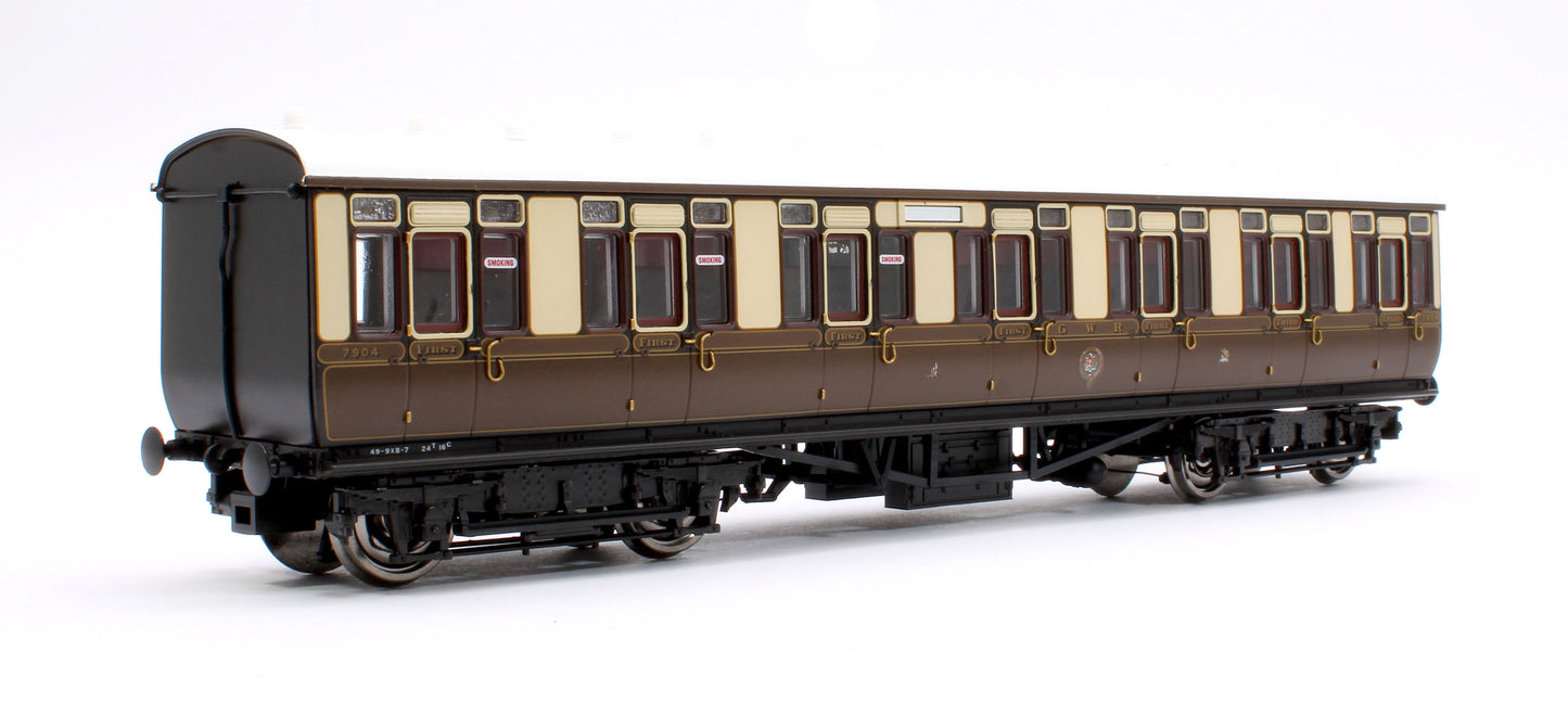 GWR Toplight Mainline City Lined Chocolate & Cream Composite 7904 Set 2