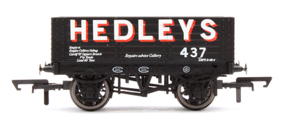 R60192 Pre-Owned 6 Plank Wagon Hedleys Black No.437