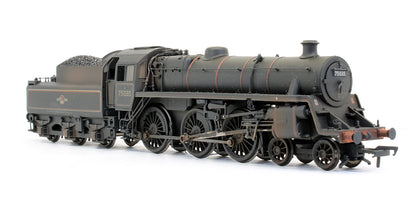 Pre-Owned Standard Class 4MT '75035' BR Lined Black Late Crest Steam Locomotive - Weathered & DCC Fitted