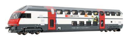 Pre-Owned H25117 IC2000 Bi-Level2nd Class Control Cab Coach of the SBB