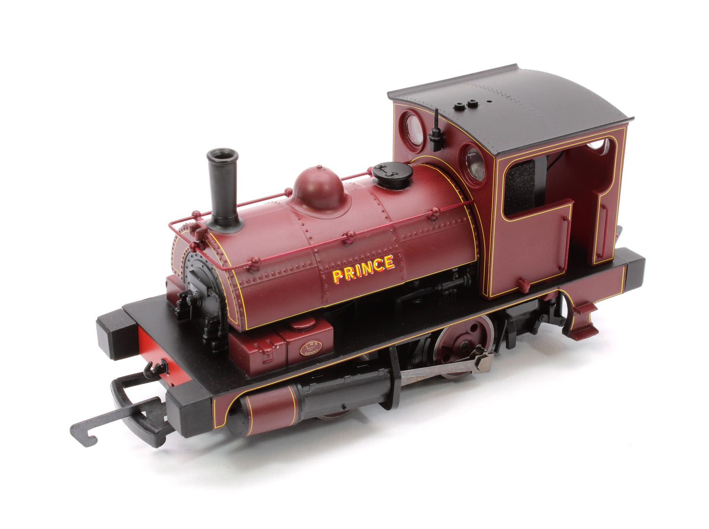 Pre-Owned Pug 0-4-0 No. 19 'Prince' United Glass Bottle Manufacturing Ltd Maroon Steam Locomotive