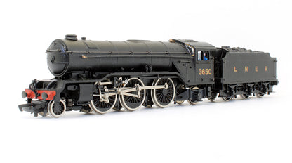 Pre-Owned V2 LNER Wartime Black '3650' Steam Locomotive