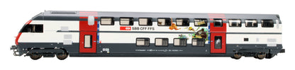 Pre-Owned H25117 IC2000 Bi-Level2nd Class Control Cab Coach of the SBB