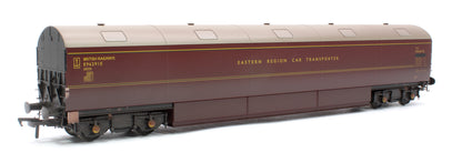 Newton Chambers Car Transporter Eastern Region BR Lined Maroon E96287/291/294E - Pack 3 - Weathered