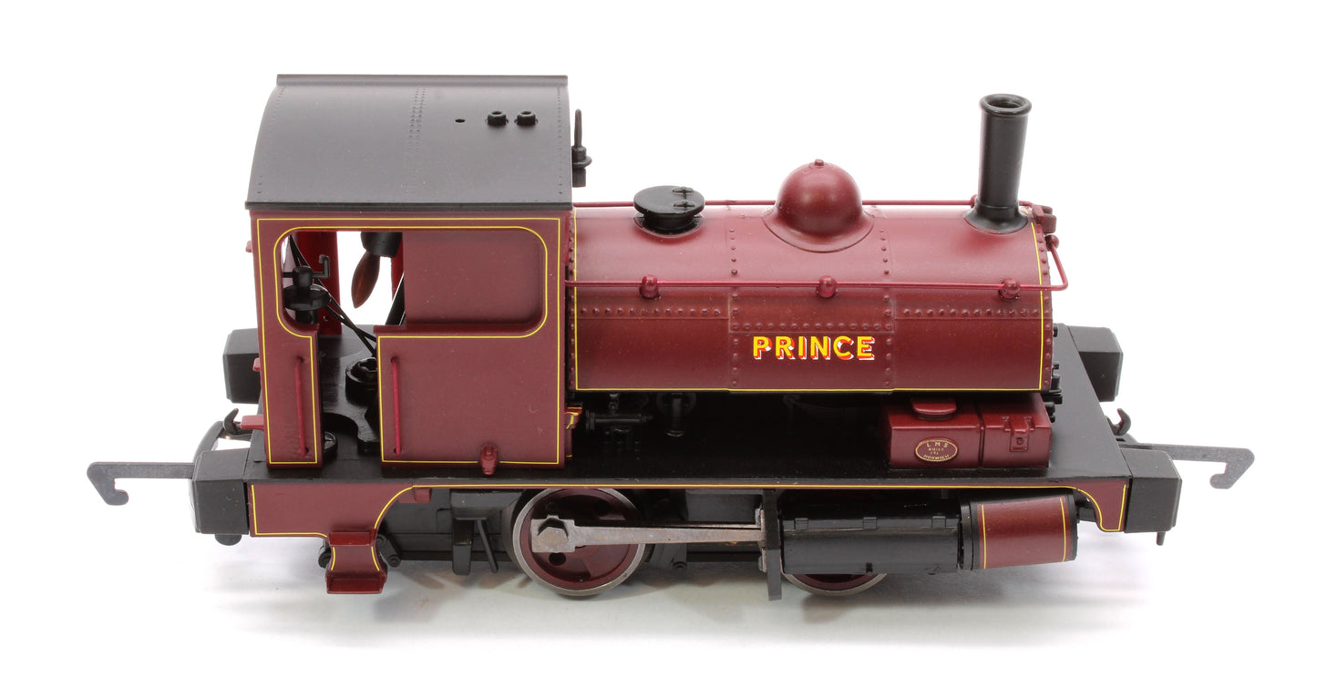 Pre-Owned Pug 0-4-0 No. 19 'Prince' United Glass Bottle Manufacturing Ltd Maroon Steam Locomotive