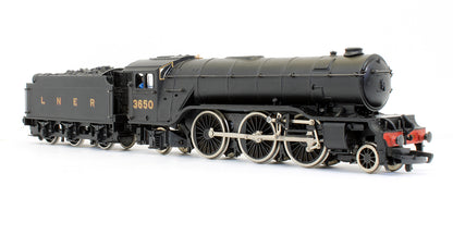 Pre-Owned V2 LNER Wartime Black '3650' Steam Locomotive