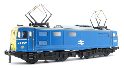 E/49-B6-S2 "EM1" 76001 & 76009 BR Class 76 Corporate Gloss Blue with Full Yellow Ends Electric Locomotives Wooden Box Presentation Set - Set 2