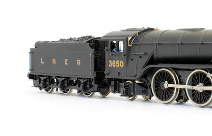 Pre-Owned V2 LNER Wartime Black '3650' Steam Locomotive