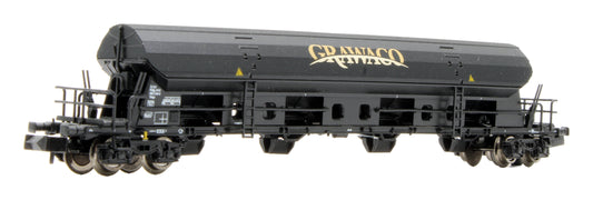 Pre-Owned 845419 N Swinging roof hopper car of the Grawaco