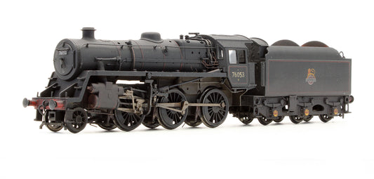 Pre-Owned Standard Class 4MT 2-6-0 76053 BR Black Early Emblem Steam Locomotive - DCC Fitted - Weathered