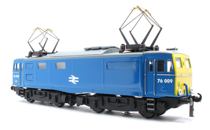 E/49-B6-S2 "EM1" 76001 & 76009 BR Class 76 Corporate Gloss Blue with Full Yellow Ends Electric Locomotives Wooden Box Presentation Set - Set 2