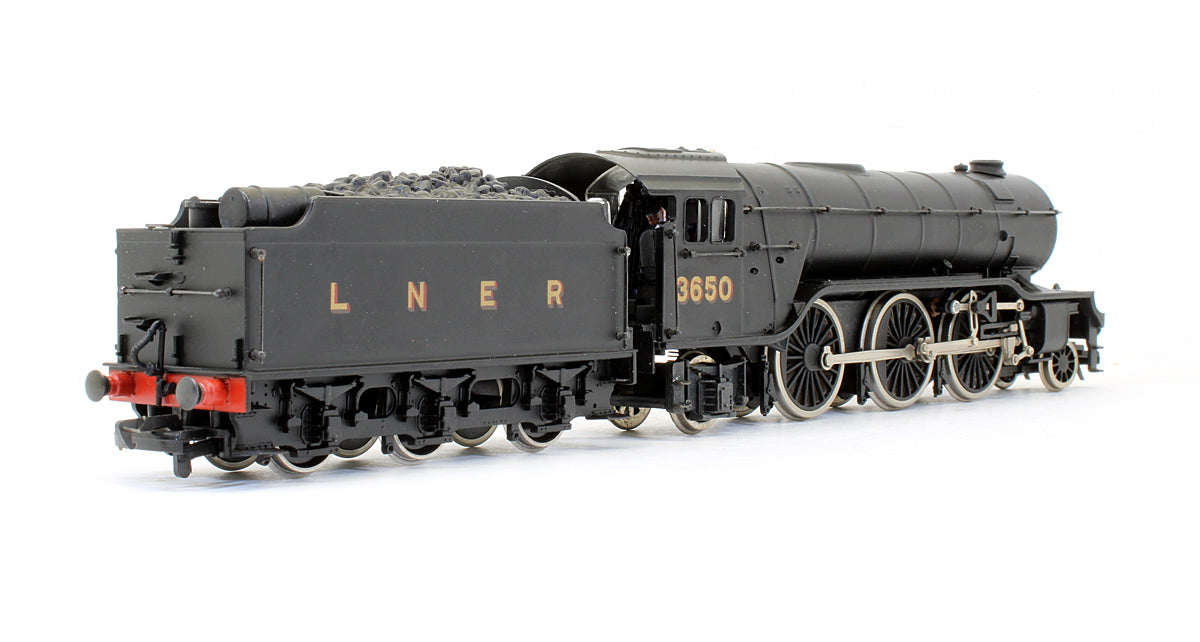 Pre-Owned V2 LNER Wartime Black '3650' Steam Locomotive