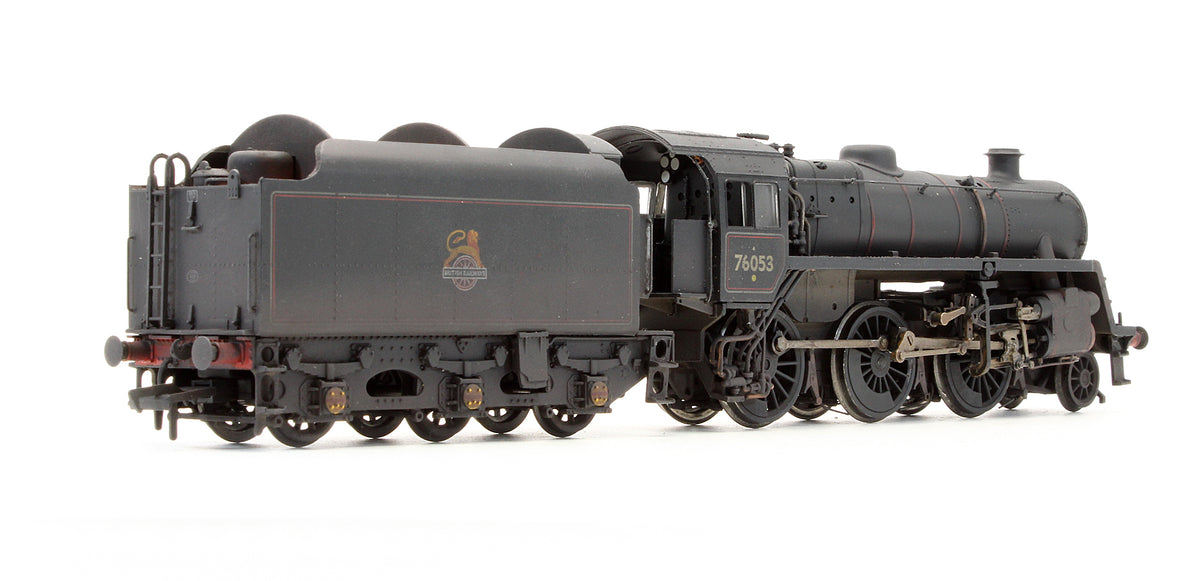 Pre-Owned Standard Class 4MT 2-6-0 76053 BR Black Early Emblem Steam Locomotive - DCC Fitted - Weathered