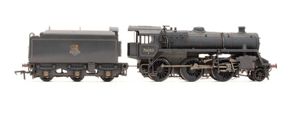 Pre-Owned Standard Class 4MT 2-6-0 76053 BR Black Early Emblem Steam Locomotive - DCC Fitted - Weathered