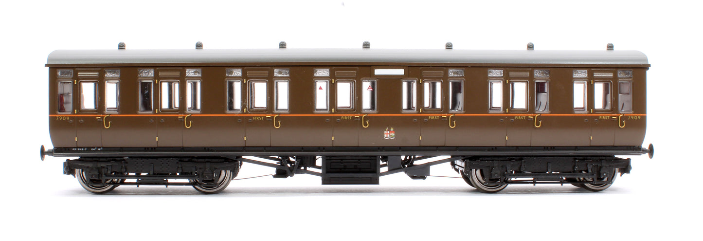 GWR Toplight Mainline City GWR All Brown Composite 7909 Set 5