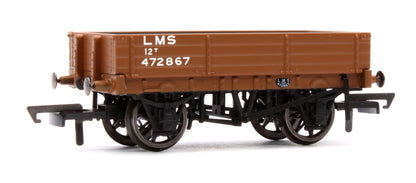 3 Plank Wagon LMS Bauxite No.472867