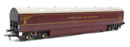 Newton Chambers Car Transporter Eastern Region BR Lined Maroon E96288/289/290E - Pack 1