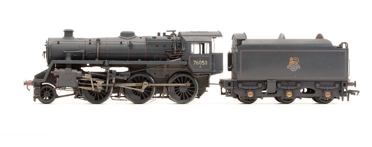 Pre-Owned Standard Class 4MT 2-6-0 76053 BR Black Early Emblem Steam Locomotive - DCC Fitted - Weathered