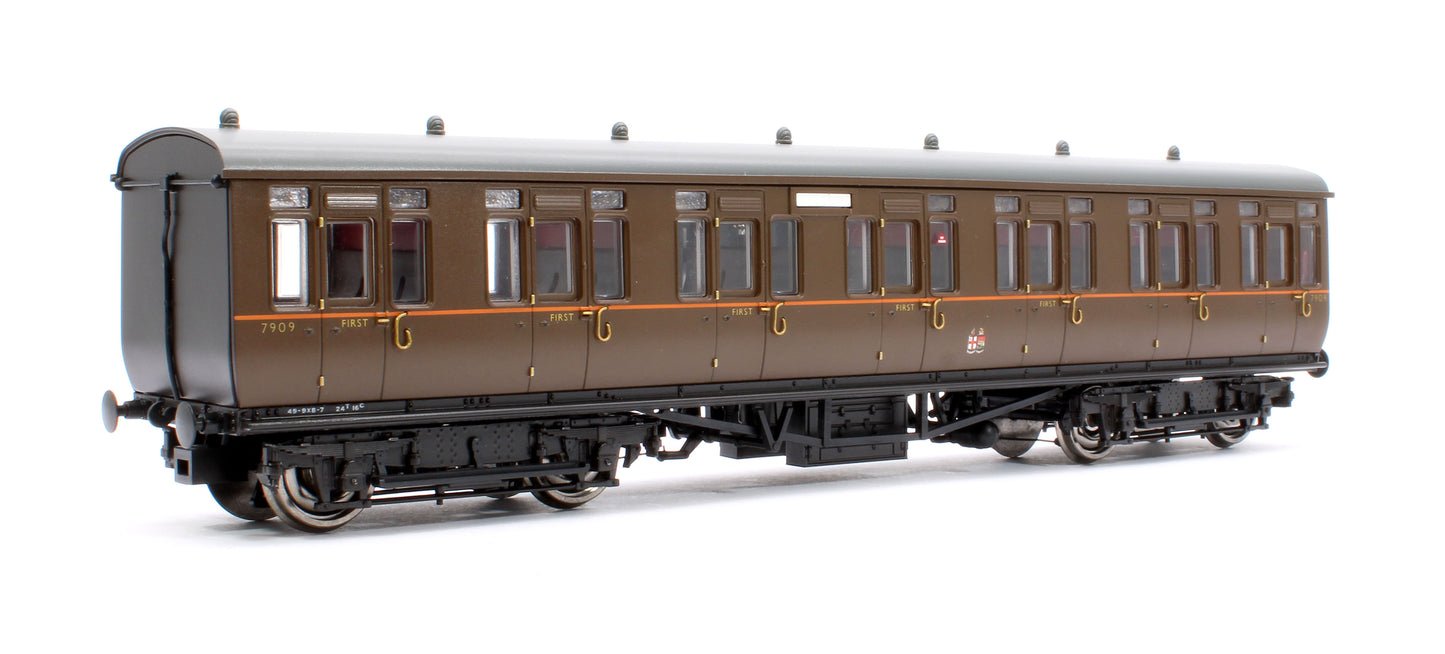 GWR Toplight Mainline City GWR All Brown Composite 7909 Set 5