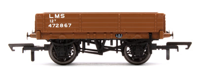 3 Plank Wagon LMS Bauxite No.472867