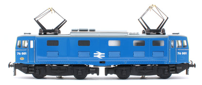 E/49-B6-S2 "EM1" 76001 & 76009 BR Class 76 Corporate Gloss Blue with Full Yellow Ends Electric Locomotives Wooden Box Presentation Set - Set 2