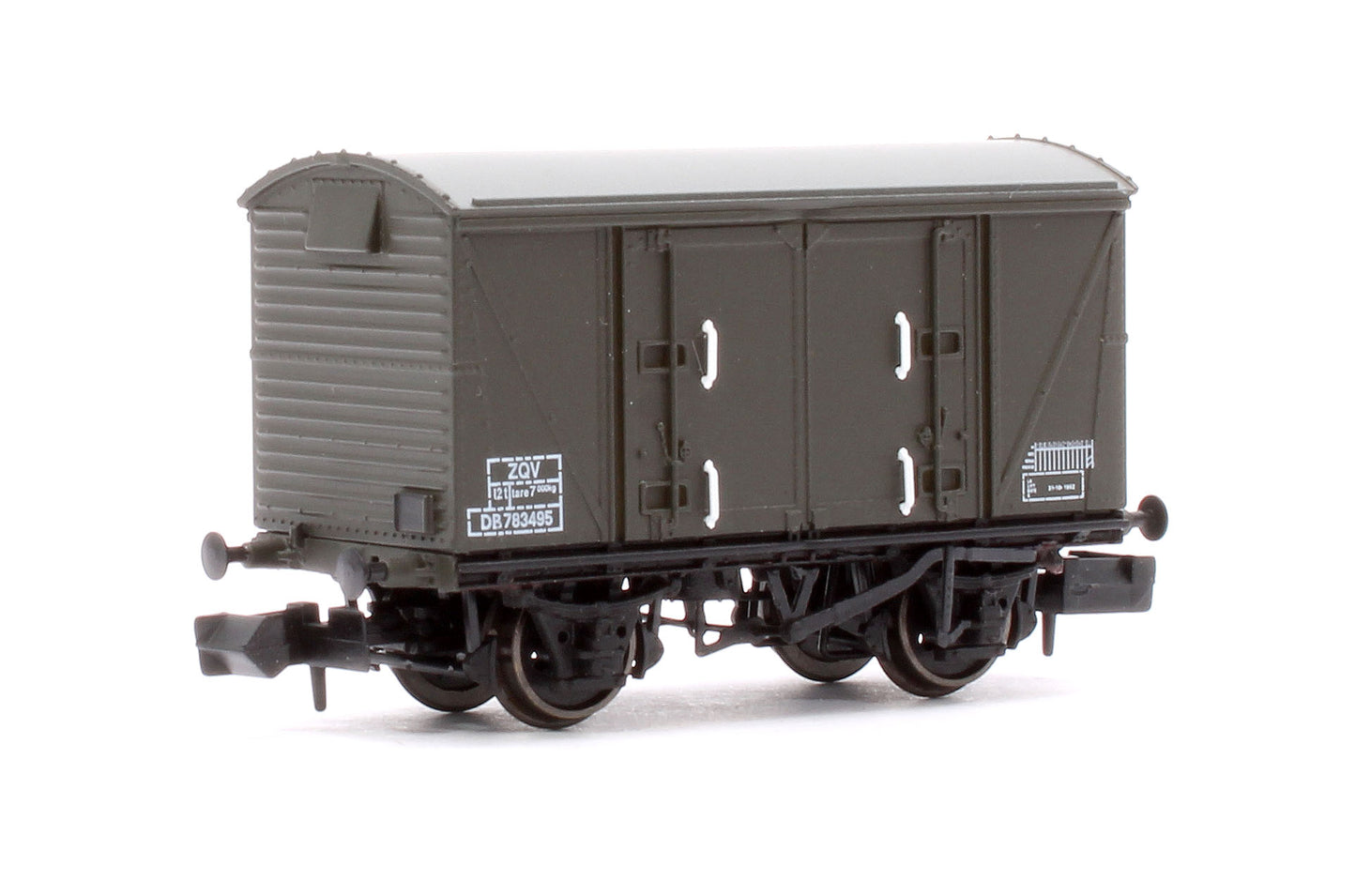 Set of 3 BR 12T Vanwide Ventilated Vans, BR Departmental Olive Green VQV