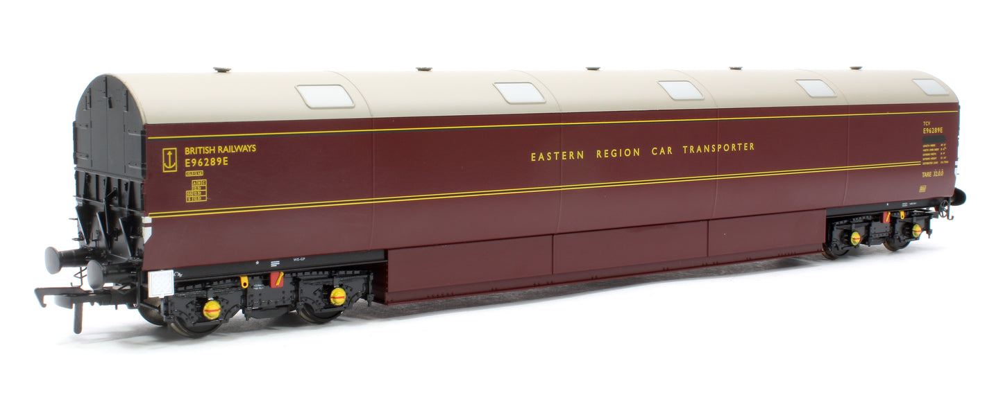 Newton Chambers Car Transporter Eastern Region BR Lined Maroon E96288/289/290E - Pack 1