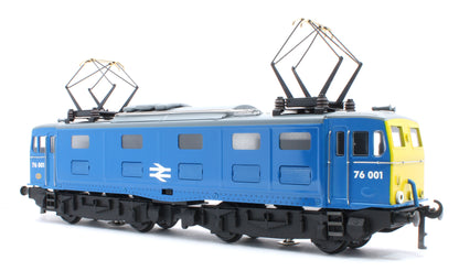 E/49-B6-S2 "EM1" 76001 & 76009 BR Class 76 Corporate Gloss Blue with Full Yellow Ends Electric Locomotives Wooden Box Presentation Set - Set 2