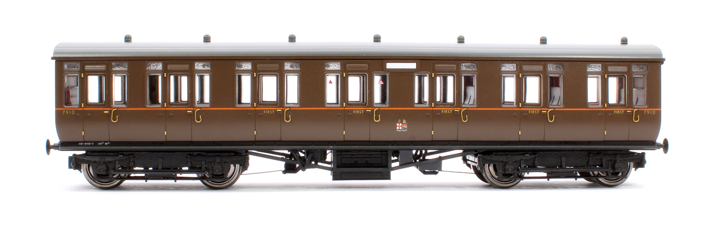 GWR Toplight Mainline City GWR All Brown Composite 7910 Set 5